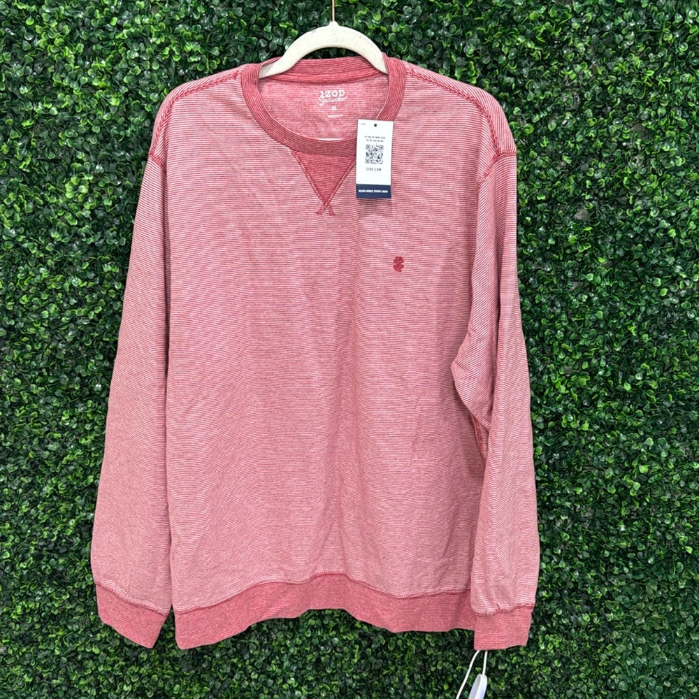 IZOD SALTUWATER Sweater color red size XL